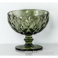 embossed small glass ice cream bowl dessert cups